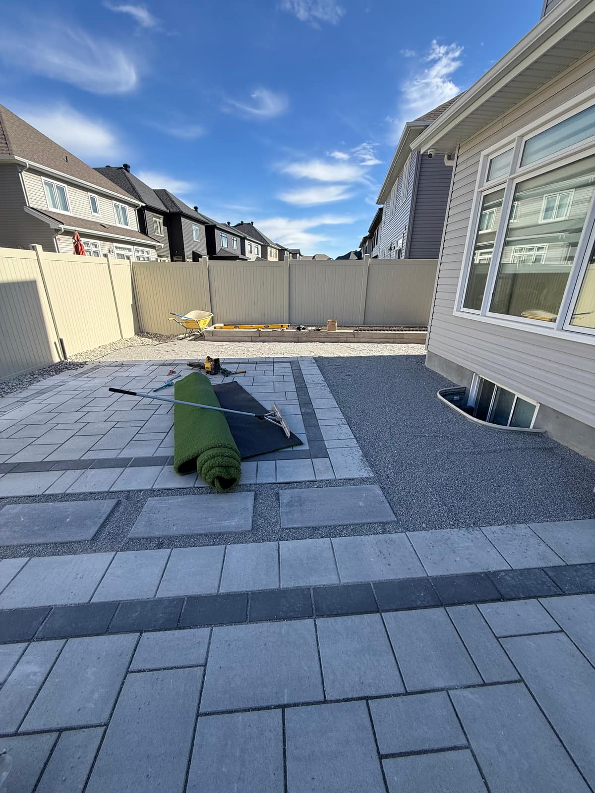 Landscaping project in Ottawa, Ontario by Gordon Landscaping Company