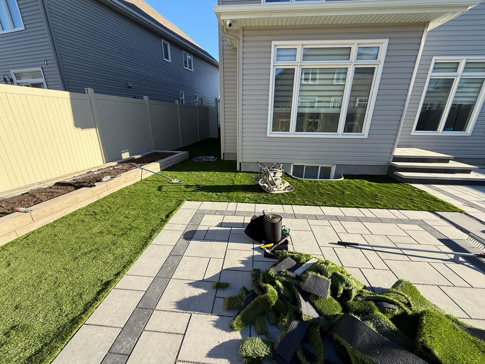 Landscaping project in Ottawa, Ontario by Gordon Landscaping Company