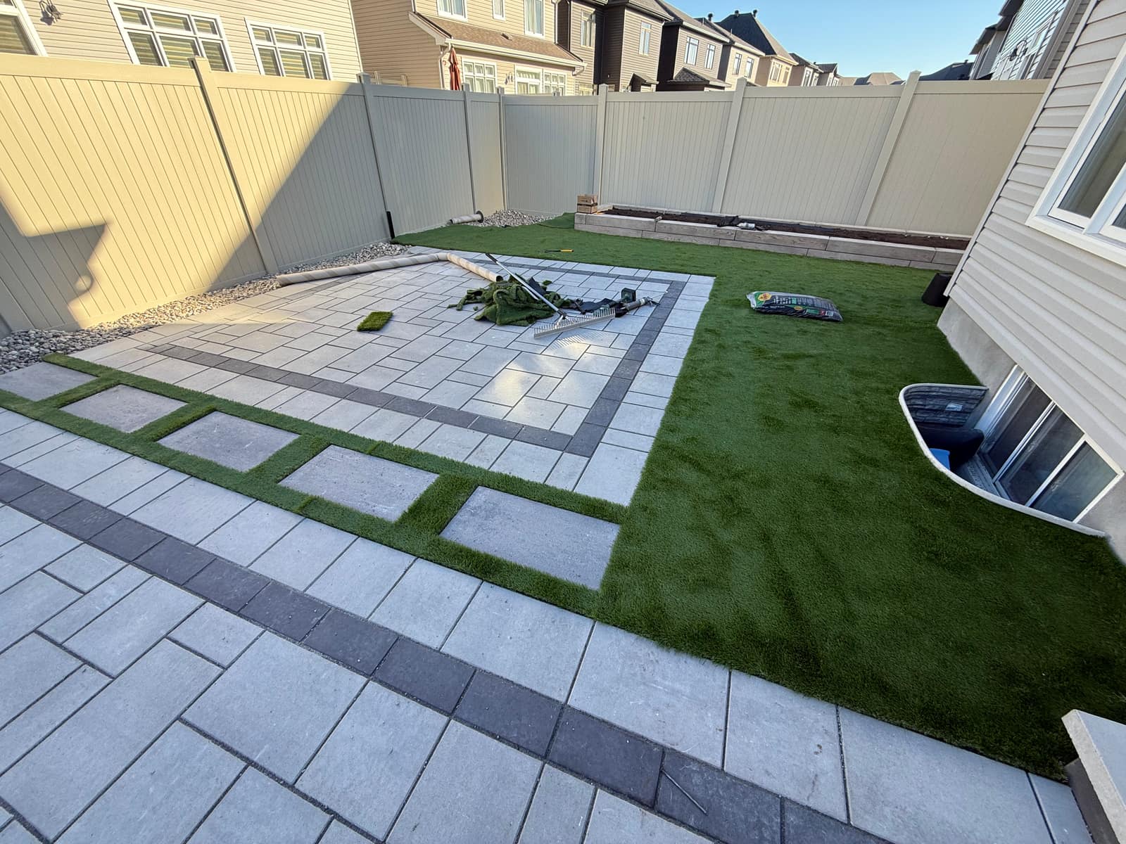 Landscaping project in Ottawa, Ontario by Gordon Landscaping Company